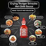 Соус шрірача чилі, Соус шрирача чили, Chilli sriracha sauce, TM Crying Thaiger, 200мл Таїланд, Ч, фото 6