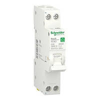 Мини дифавтомат Schneider Electric RESI9 20A, 30mA, 1P+N, тип AC, кривая C R9D87620