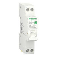 Мини дифавтомат Schneider Electric RESI9 32A, 30mA, 1P+N, тип AC, кривая C R9D87632