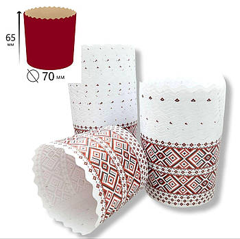 Паперові великодні форми для випічки  70*65 Вишиванка