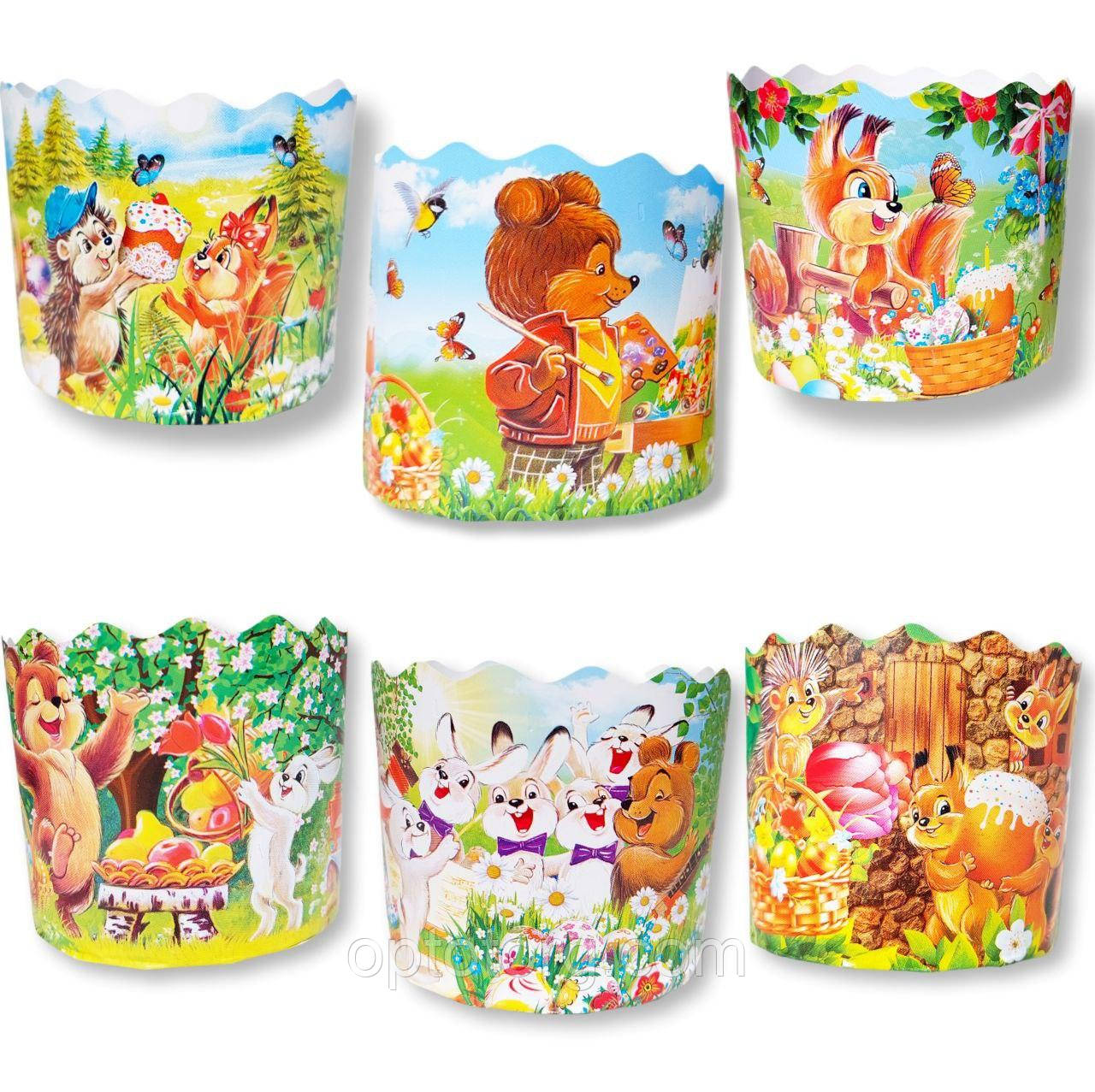 Паперові великодні форми для випічки  70*65 Дитячі, фото 1