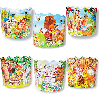 Паперові великодні форми для випічки  70*65 Дитячі