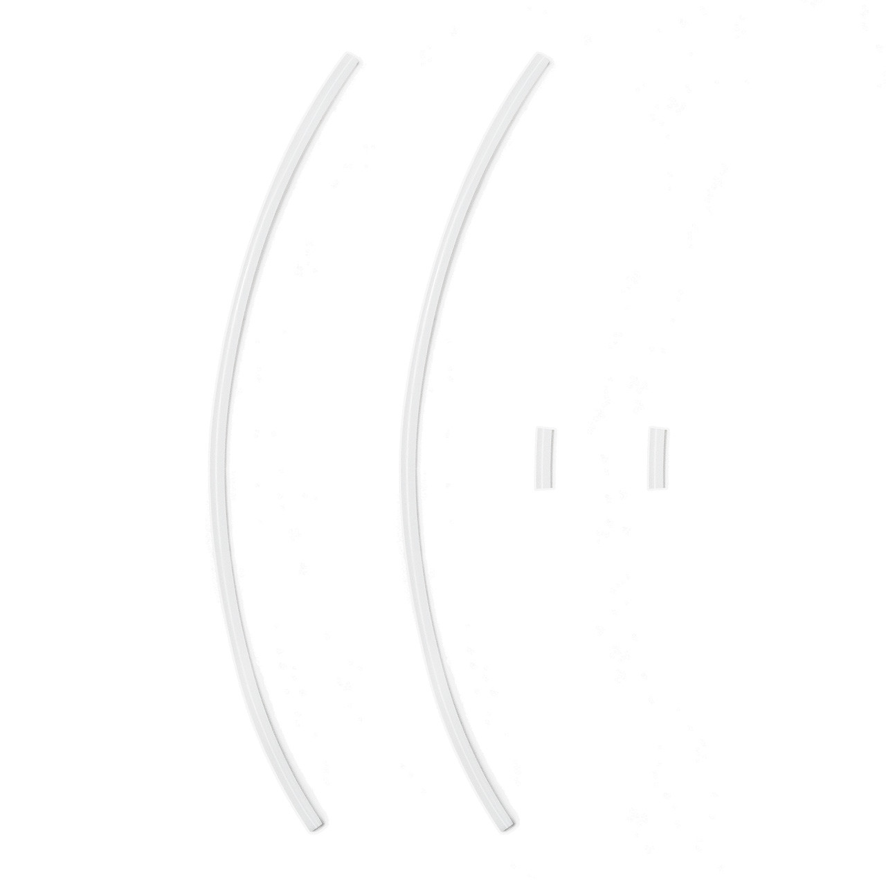 PTFE трубки тефлонові Bambu Lab P1P Series (комплект FAT004) для друкуючої голови — 530mm*2 + 30mm*2 / ПТФЕ трубки для 3Д-принтера