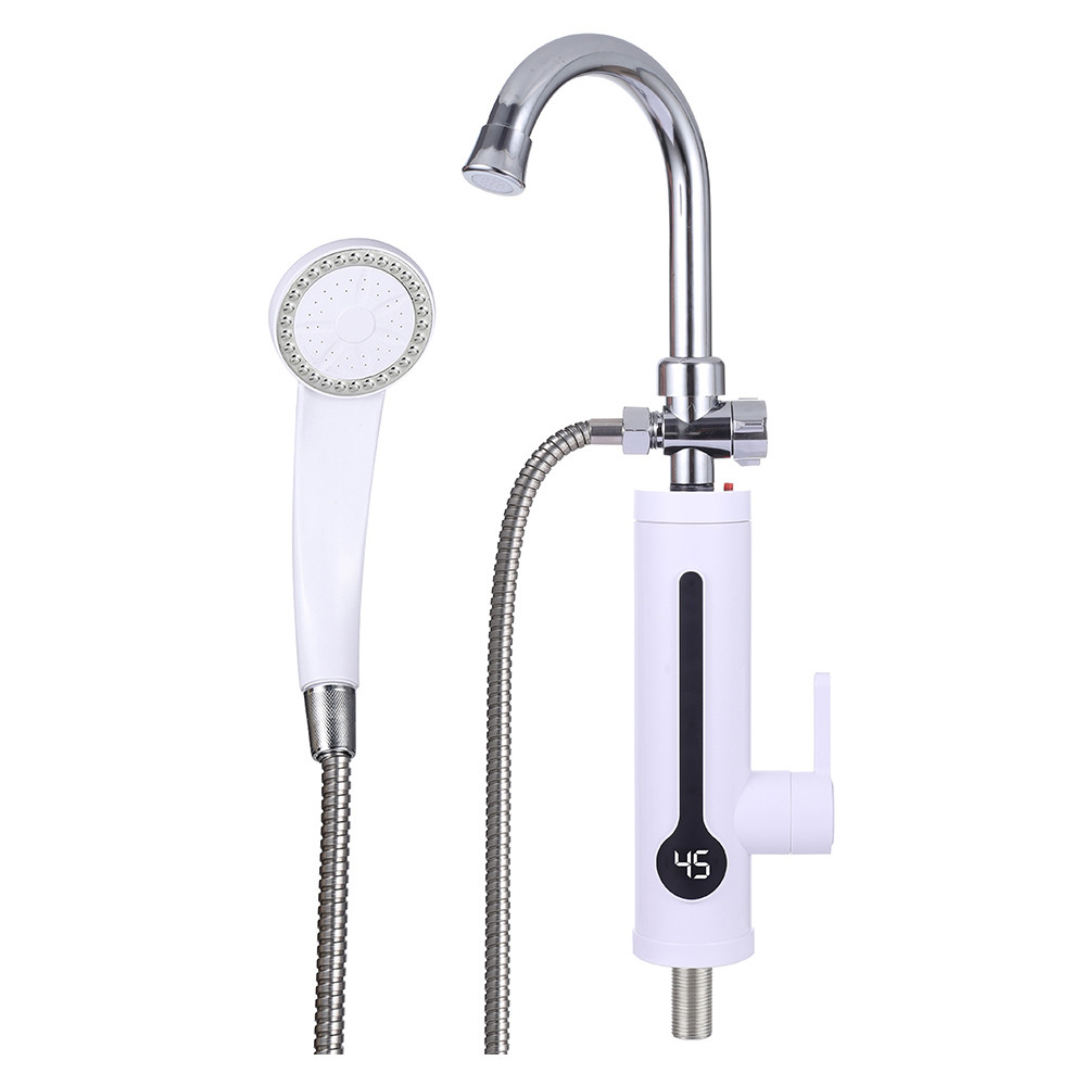 Проточник SDR-B8TR  багатор. термозапобіж. поворот. вилив +ДУШ  (3,3 кВт + датчик темп.) {10/1}, фото 1