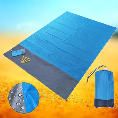 Пляжна підстилка покривало антипісок Sand Free Mat для моря та пікніка 150*140 см