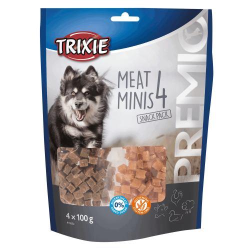 Ласощі Trixie Premio 4 Meat Minis для собак з куркою качкою яловичиною та бараниною 4х100 г (*)
