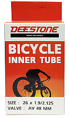 Велосипедна Камера 26x1.9/2.125 Deestone A/V 48 mm