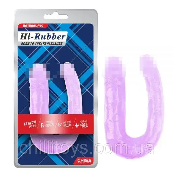 Фіолетовий подвійний фалоімітатор 13 Inch Dildo, Фиолетовый