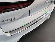 Захисна накладка на задній бампер для Mazda CX-60 2022+ /срібляста нерж.сталь/