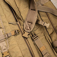 Армійський БАУЛ – РЮКЗАК. Мандрівник 80л Койот, фото 8