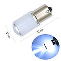 Комплект світлодіодних ламп NAPO TRUCK 1156-3030-6smd-Lens 24V P21W 1156 BA15S колір світіння білий 4 шт, фото 5