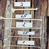 Гніт 2,5 мм бавовняний плетений для свічок шнур 100 м, фото 5