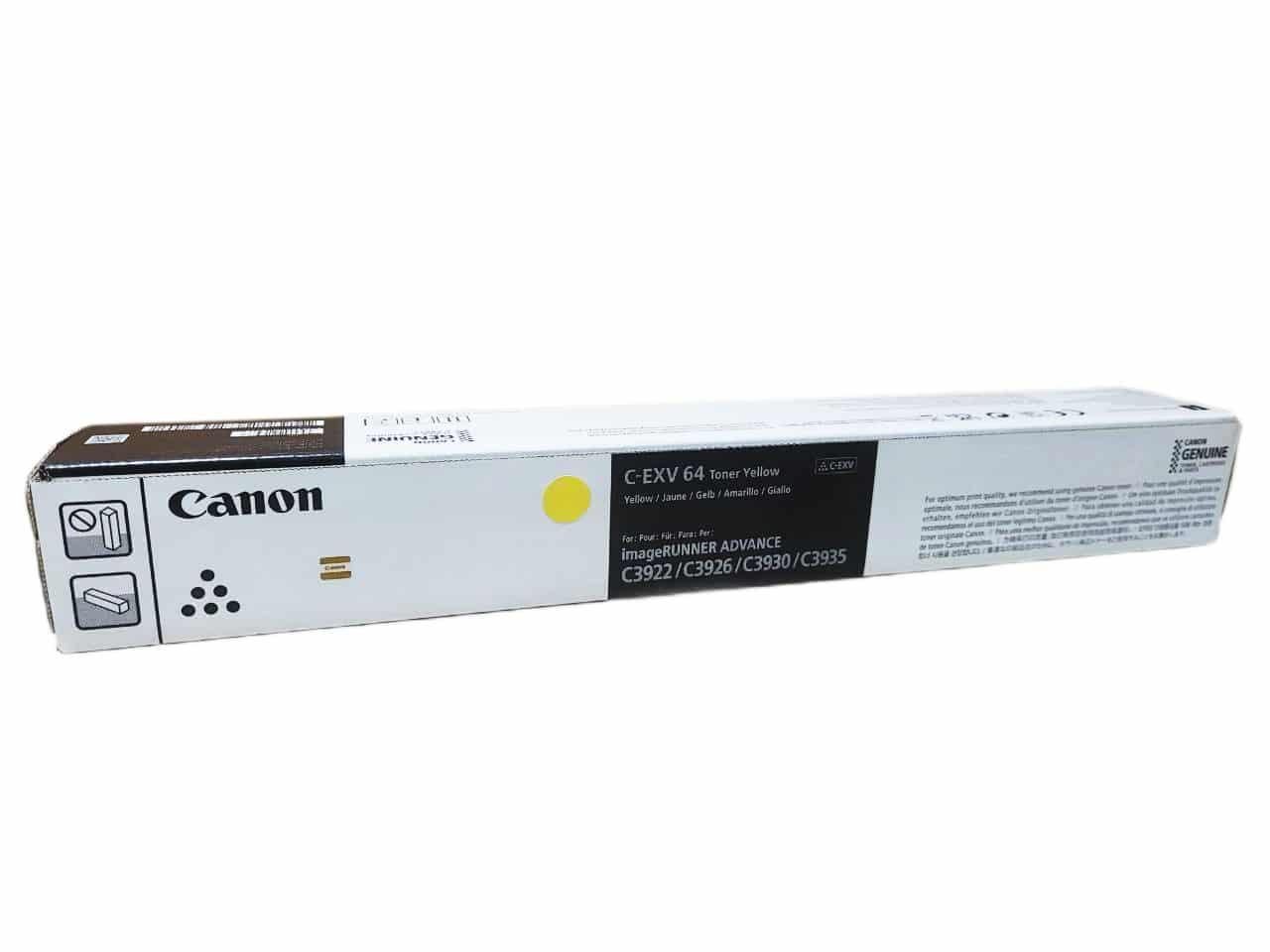 Тонер C-EXV64 TONER Yellow для Canon C3926i, фото 1