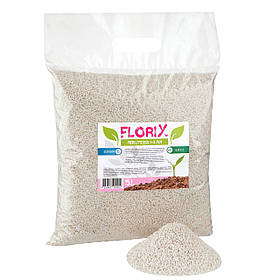 Мінеральна добавка для рослин універсальна Перліт FloriX perlite 1-3 мм 5 л