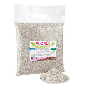 Мінеральна добавка для рослин універсальна Перліт FloriX perlite 3-5 мм 5 л