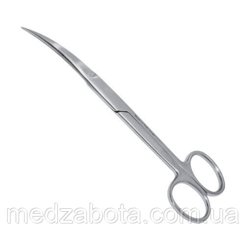 Ножиці 185мм зігнуті гострокінцеві J-22-044, фото 1