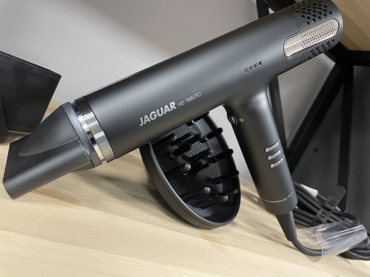 Фен для волос Jaguar HD Tributo BLDC Black 2000 Вт, фото 1