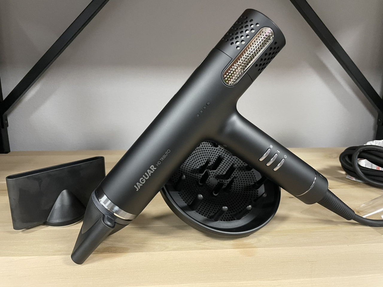 Потужний професійний фен для волосся Jaguar HD Tributo BLDC Black, фото 1