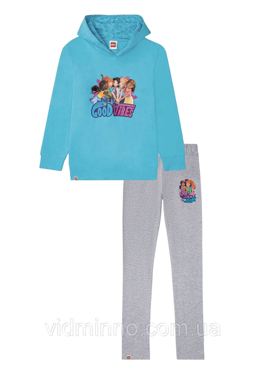 Костюм комплект *худі + лосини) Lego на дівчинку р.98-104 - 3-4 роки, фото 1