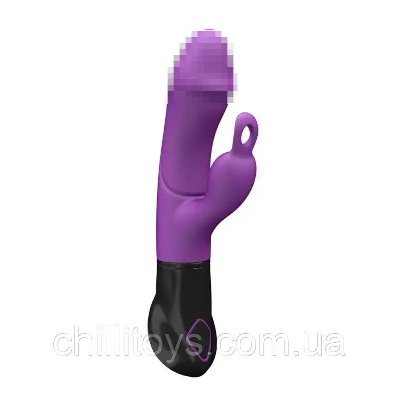 Вібратор-кролик Adrien Lastic Ares з петелькою для пальця AD11083