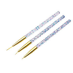 Набір пензлів для малювання, 3шт