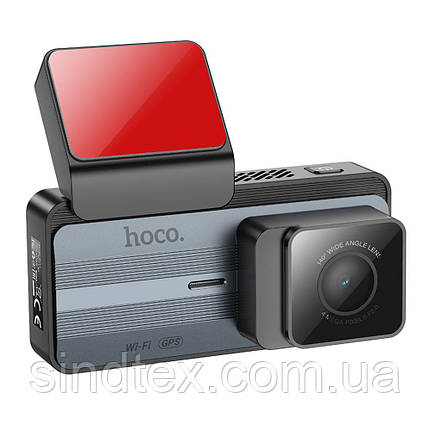 Відеореєстратор Hoco DV11 2K IPS Display WI-FI+GPS, фото 1