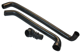 Патрубок РХХ Газель,Волга дв.405 компл.3шт NBR Техно Резина 406-1014076-10/02-10/03-1