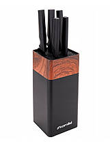 Набір ножів 6 предметів Kamille з неіржавкої сталі з підставкою, фото 2