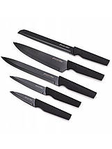 Набір ножів 6 предметів Kamille з неіржавкої сталі з підставкою, фото 3