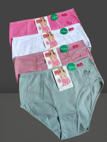 Труси плавки жіночі бавовна стрейч №3748 р.50 52 54 .Від 6шт по 48грн., фото 1