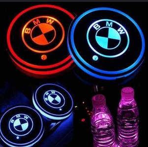 Підсвітка підстаканників RGB BMW Toyota Mercedes Hyndai 2шт
