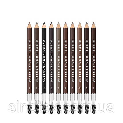 Олівець для брів Parisa Cosmetics 304 сірий, фото 3