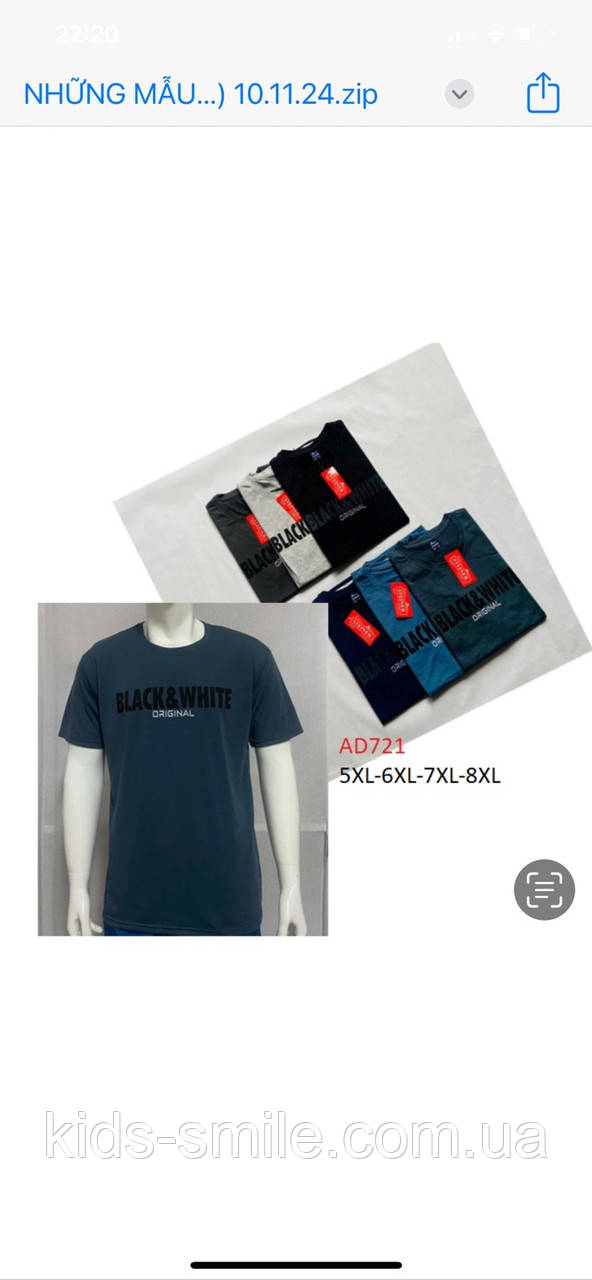 Футболки чоловічі (Розміри: 56-62)