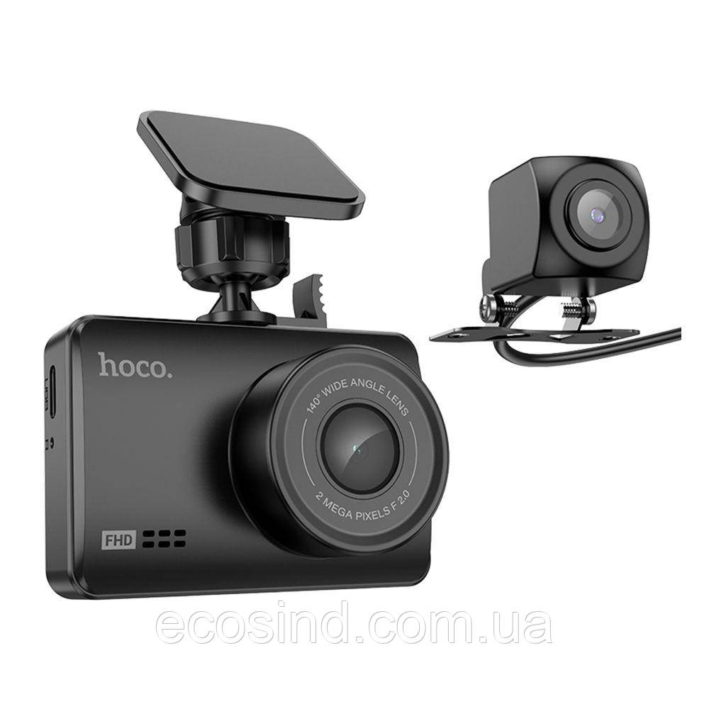 Відеореєстратор Hoco DV3 2,45-inch IPS+Камера Заднього Виду