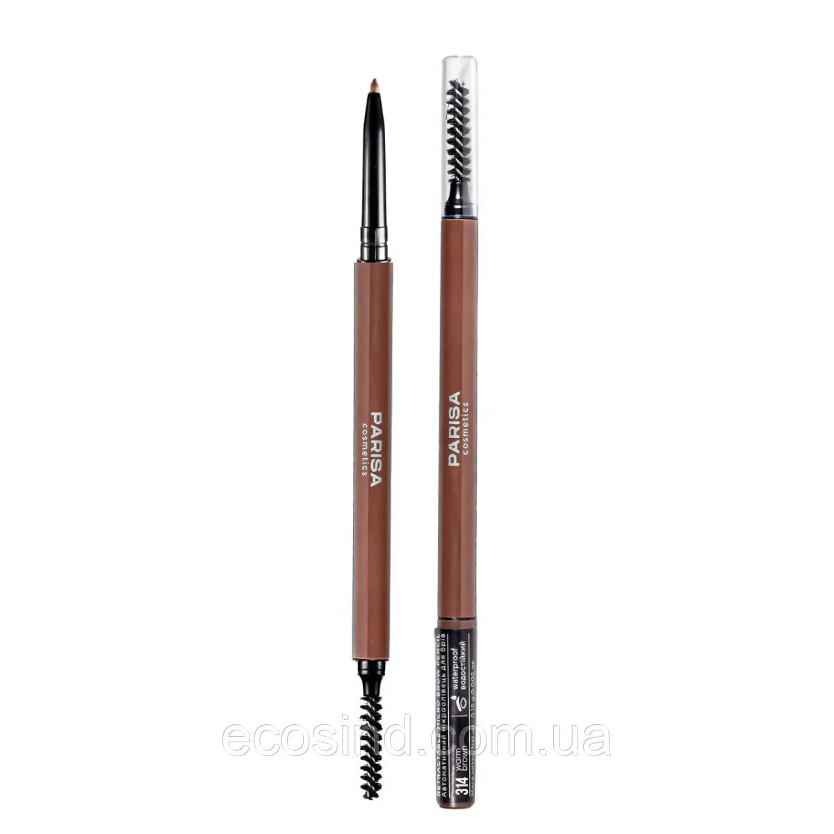 Механічний олівець для брів Parisa Cosmetics 314 Теплий-коричневий, фото 1