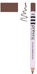 Олівець для брів Pretty by Flormar 403 brunette