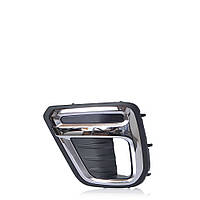 57731SJ130 Накладка протитуманки під LED з хромом ліва Subaru Forester 19-21