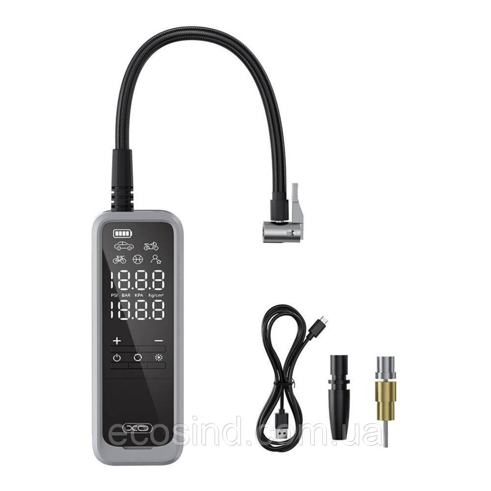 Автомобільний Компресор насос XO CZ018 5000mAh