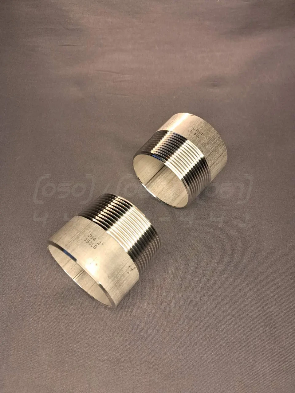 Різьба коротка приварна Ду 50 (2") з нержавіючої сталі AISI 304