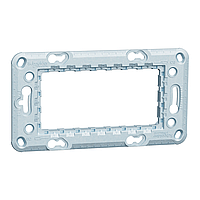 Супорт Zamak 4 модулі Unica New NU7104