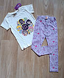Костюм комплект (футболка і лосини) LEGO для дівчинки р.110-116 - 4-6 років, фото 2