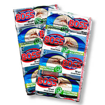 Пластини від комарів BOSS Босс 10 таблеток