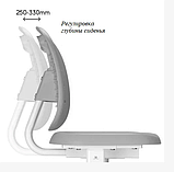 Комплект парта + стілець трансформери FunDesk Piccolino III Grey, фото 11