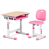 Комплект парта + стілець трансформери FunDesk Piccolino III Pink, фото 5