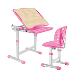 Комплект парта + стілець трансформери FunDesk Piccolino III Pink, фото 6