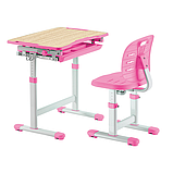Комплект парта + стілець трансформери FunDesk Piccolino III Pink, фото 7