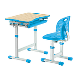 Комплект парта + стілець трансформери FunDesk Piccolino III Blue, фото 5