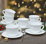 Чашка чайна біла без блюдця Luminarc Trianon 200 мл (D6921), фото 4