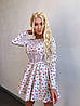 Красива жіноча сукня з пишною спідницею сонце квітковий принт Smb9338, фото 10