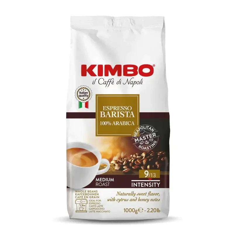 Кава в зернах KIMBO Barista Gold 1кг Італія Кімбо Gold Арабіка
